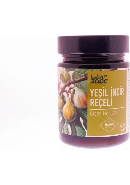KADİRZADE YEŞİL İNCİR REÇELİ 350 GR ürün görseli 1