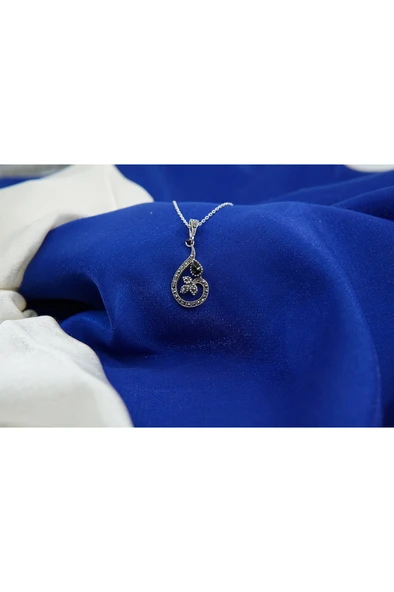 oltutaşı yonca gümüş kolye sk00010 ürün görseli 1