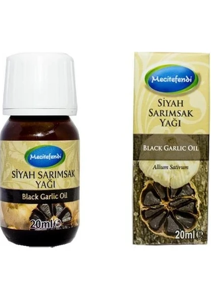 MECİTEFENDİ SİYAH SARIMSAK YAĞI 20ML ürün görseli 1