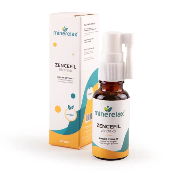 MİNERELAX ZENCEFİL EKSTRAKTI 20 ML ürün görseli 1