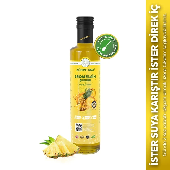 ZÜHRE ANA BROMELAİN ŞURUBU 250 ML ürün görseli