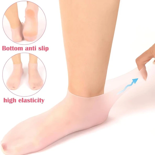 Silikon Nemlendirici El ve Ayak Bakımı Eldiven Çorap Spa Jel Seti - 3