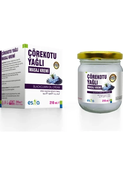 ESİLA ÇÖREKOTU YAĞLI MASAJ KREMİ 210 ML ürün görseli 1