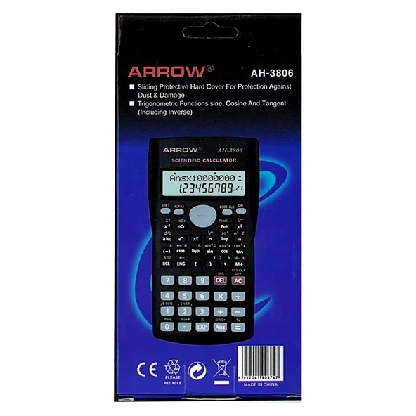 Arrow Fonksiyonlu Hesap Makinesi (AH-3806) - Resim 2