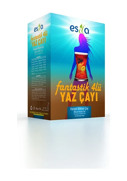 ESİLA FANTASTİK 4’LÜ YAZ ÇAYI 45’Lİ ürün görseli 1