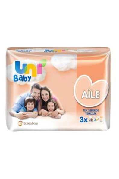 Uni Baby unı baby 3x52 Aile Islak Mendil X 2ADET