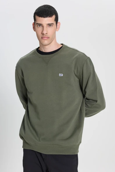 Bisiklet Yaka Sweatshirt Olive Grove Olive Grove L - Resim 3
