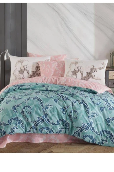 Avangarde Tek Kişilik Ranforce Nevresim Takımı Yeşil ürün görseli