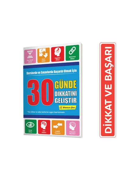 30 Günde Dikkatini Geliştir - Bilsem Hazırlık ürün görseli