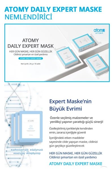 ATOMY01 Atomy Daily Expert 1 Nemlendirici Maske Tekli - 4