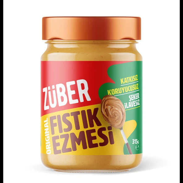 Züber %100 Fıstık Ezmesi 315 gr - 1