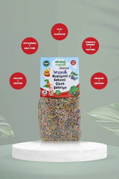 Ekoloji Market Organik Ruşeymli Sebzeli Çiçek Şehriye 250 gr - 3