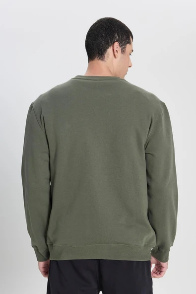 Bisiklet Yaka Sweatshirt Olive Grove Olive Grove L - Resim 2