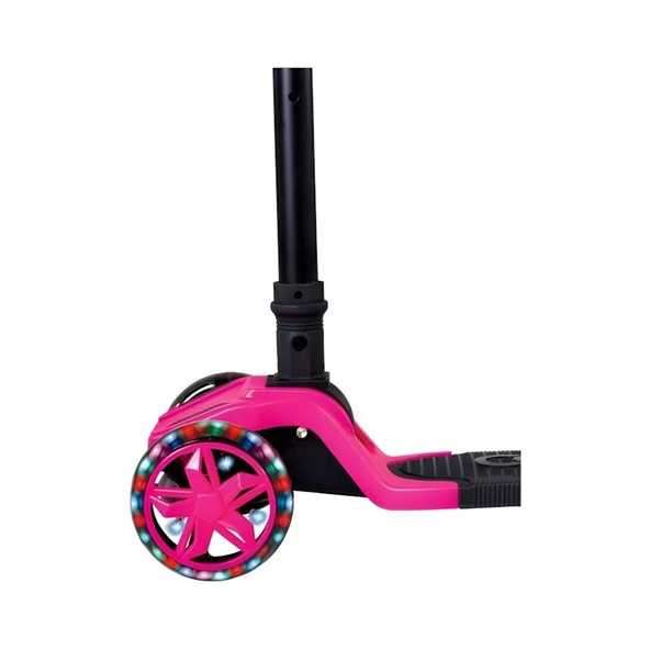 Cool Wheels Tulpar Pembe Işıklı 3 Tekerlekli Çocuk Scooter - 2