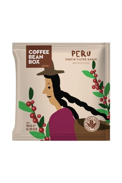 Altıntelve ( 6 Adet ) Coffee Bean Box Peru Filtre Kahve 10 Gr