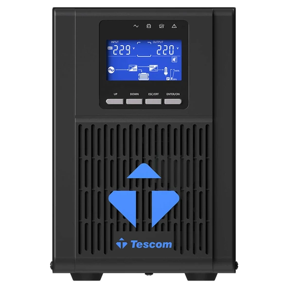 TESCOM NEOLINE 1 KVA 5-10 dk (2x12v 9AH Akü) Online UPS - 1