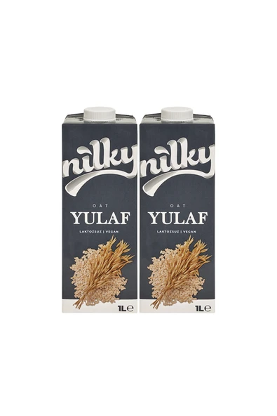 NİLKY Yulaf Sütü Bitkisel Bazlı Laktosuz Vegan 2x1 Lt ürün görseli 1