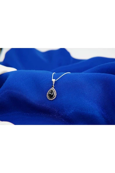 oltutaşı damla gümüş kolye sk00017 ürün görseli 1