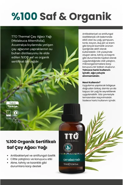 Tto Öay Ağacı Yağı 10ml - 2
