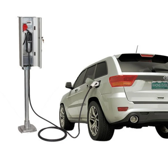 Khons 22 kW 5 m Taşınabilir Elektrikli Araç Şarj İstasyonu - 7