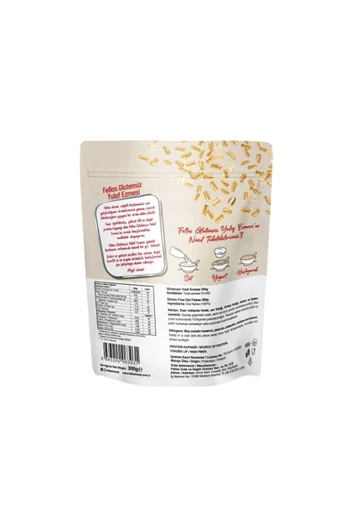 Fellas Glutensiz Yulaf Ezmesi 300 Gr X 2 Adet - 3