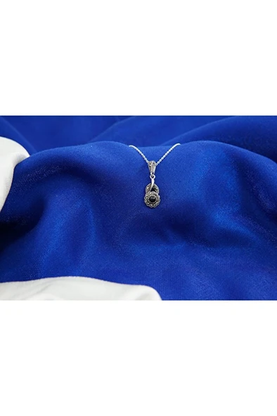 oltutaşı kasımpatı gümüş kolye sk00015 - Resim 3