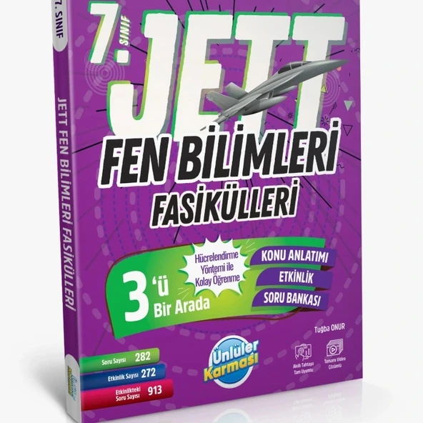 ÜNLÜLER KARMASI 7. SINIF JETT FEN BİLİMLERİ FASİKÜLLERİ ürün görseli