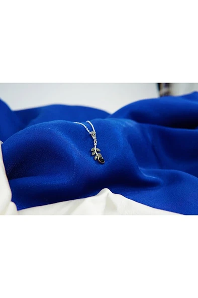 oltutaşı pamuk gümüş kolye sk00020 - Resim 3