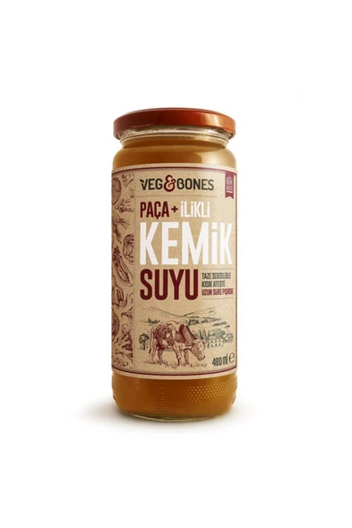 Veg&Bones Paça Ilikli Kemik Suyu (480 Ml) -
