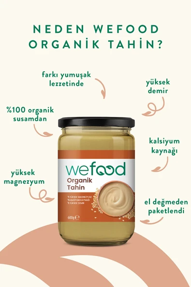 Wefood Organik Tahin 600 Gr - 4