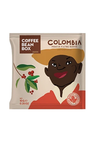 Altıntelve ( 6 Adet ) Coffee Bean Box Colombia Filtre Kahve 10 Gr