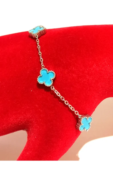 Monalisa Home  Lüks Gösterişli Renkli Yonca Bileklik ürün görseli 1