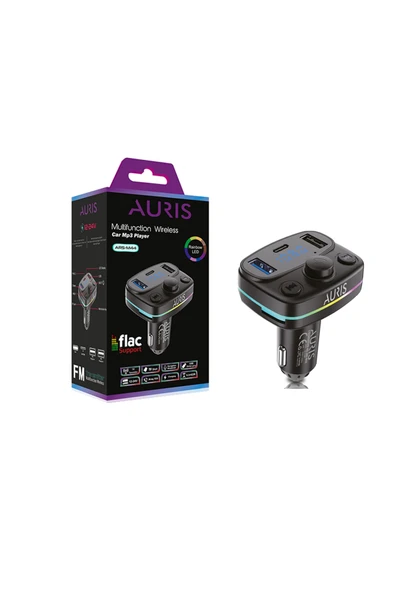 EMİRLERSHOP Auris ARS-M44 Araç Kiti 3.1A 15W Şarj ve Fm Transmitter Bluetooth 5.3 Telefon Görüşmesi ürün görseli