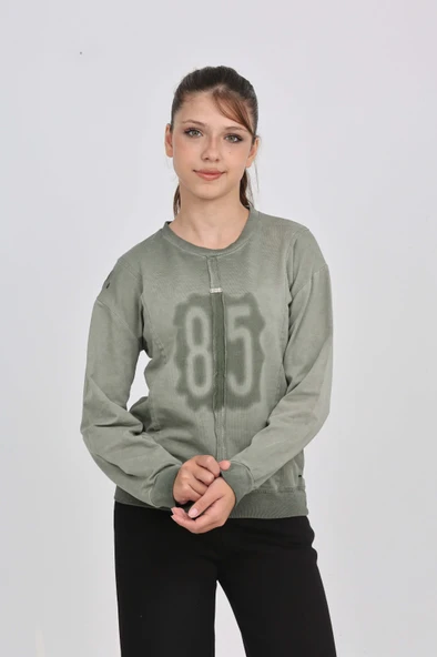 Toontoy Kız Çocuk 85 Baskılı Sweatshirt