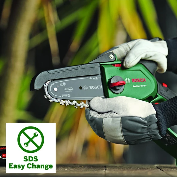 Bosch Easychain 18V-15-7 Tek Akülü 2.5 Ah Zincirli Budama Makinası - 06008B8900 - 5