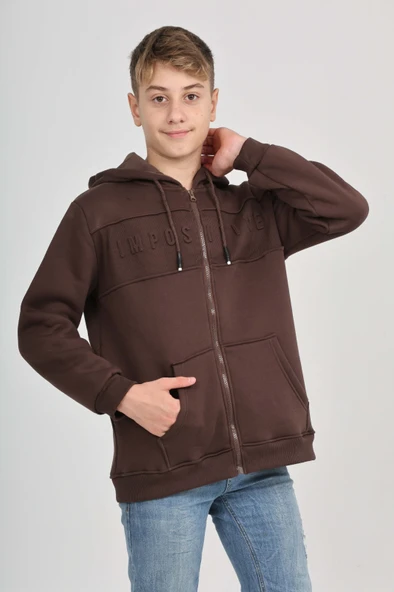 Toontoy Erkek Çocuk Imposıtıve Baskılı Hırka - 3