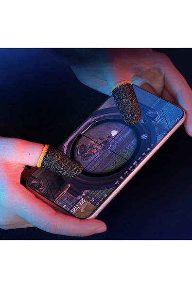 Janva Parmak Eldiven Pubg Profesyonel Oyuncu Aksesuarı Ter Önleyici Dokunmatik Eldiveni - Resim 2