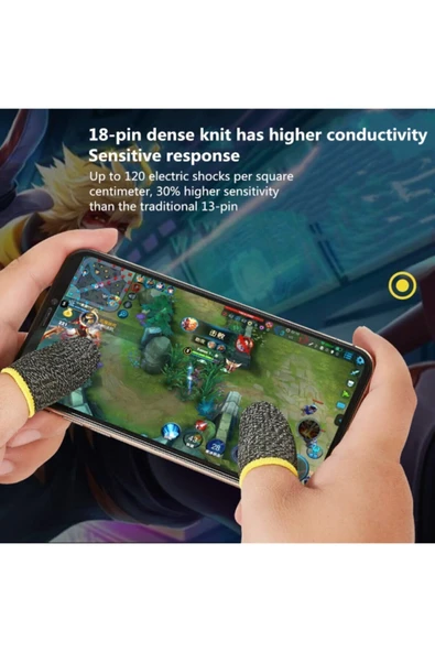 ExtremeGoodShop 2 Çift 4 Adet Pubg Ve Diğer Oyunlar Için Hızlı Oyun Parmak Eldiveni ürün görseli