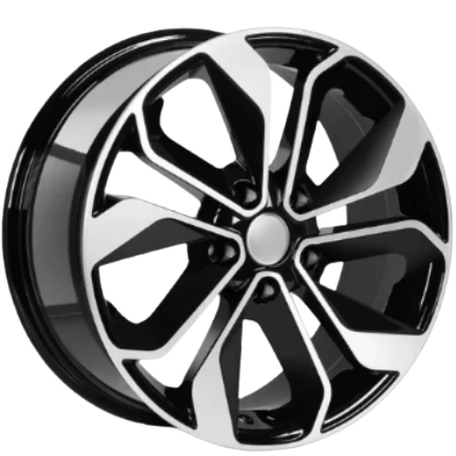 EMR W-7602 6.5X16 4X100 ET35 67.1 Black Diamond Jant - 1