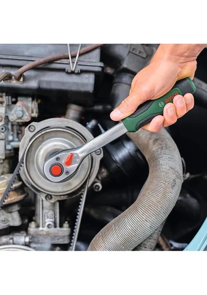 Bosch 1600A02Z9G 1/4'' Ve 1/2'' Cırcırlı Somun Sıkma Seti 56 Parça - Resim 5