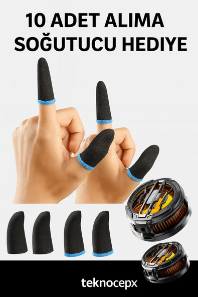 Auris Teknocepx Pubg Parmaklık 1 Çift ürün görseli