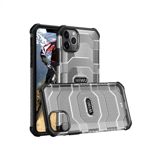 Apple iPhone 12 Pro Max Kılıf Bal Peteği Dizayn Military Grade Sertifikalı Kapak