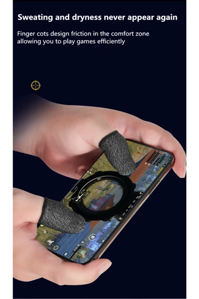 ExtremeGoodShop 2 Çift 4 Adet Pubg Ve Diğer Oyunlar Için Hızlı Oyun Parmak Eldiveni - Resim 4