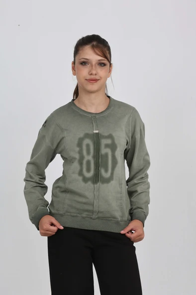 Toontoy Kız Çocuk 85 Baskılı Sweatshirt - 4