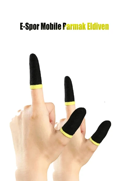 ExtremeGoodShop E-spor Parmak Eldivenleri Pubg Oyun Eldiveni Ter Geçirmez 1 Çift 2 Parmaklık E Spor Pubg Eldiven ürün görseli