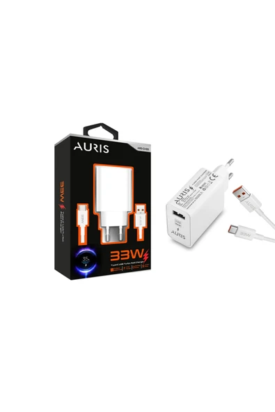 Auirs AURİS ARS-CH33 33W 3.4A 2in1 Type-C Hızlı Şarj Aleti ürün görseli