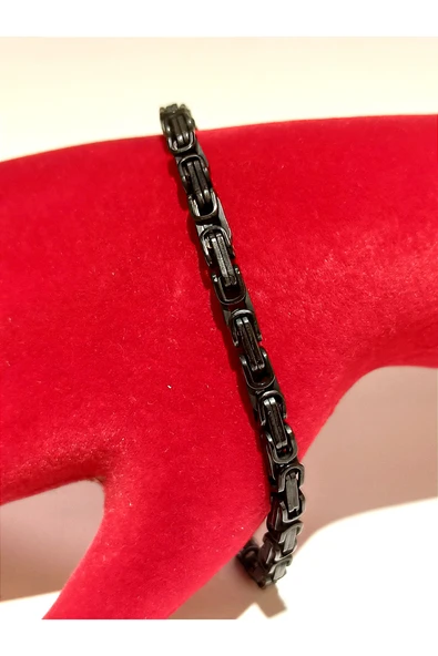 Monalisa Home Gümüş Renk  Lüks Gösterişli Zincir Erkek Bileklik