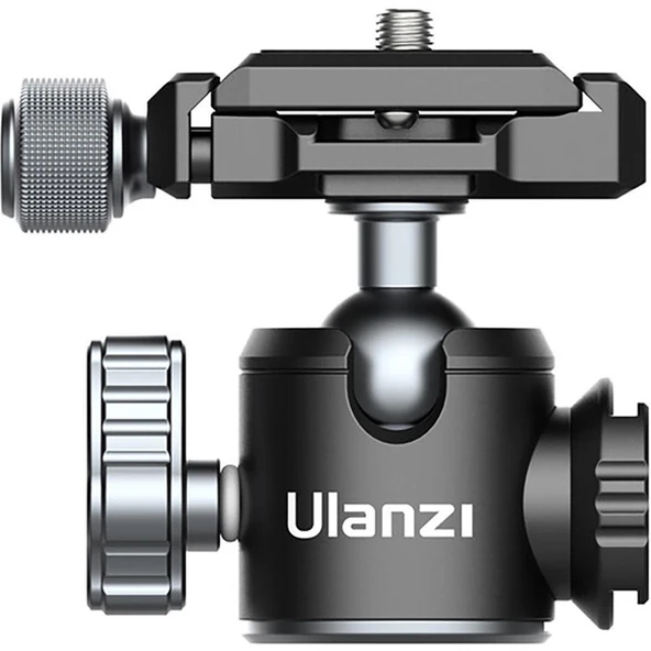 Ulanzi U-80L Arca Side Cold Shoe Ball Head Tripod Başlığı - 1