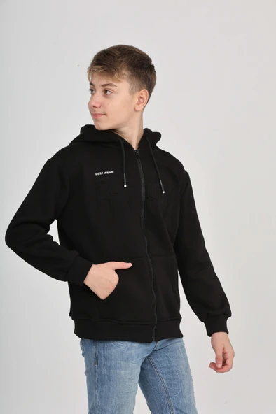 Toontoy Erkek Çocuk Luxury Baskılı Hırka - 2