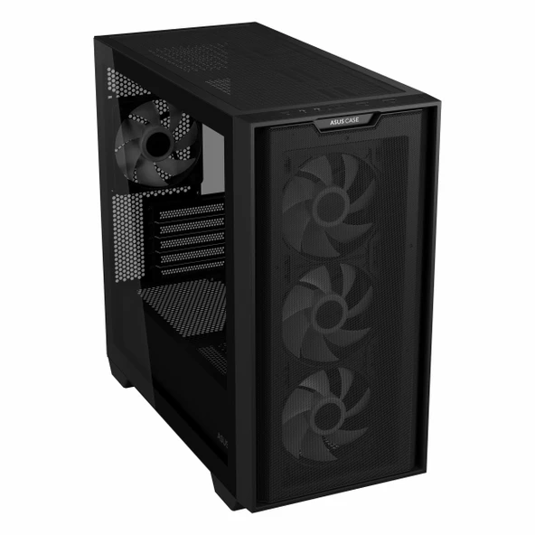 Asus A21 Plus USB 3.2 ARGB mATX Mid Tower Siyah Kasa - Resim 6